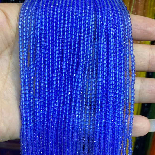 Nano Beads Tiny Round Faceted Beads 2mm 3mm