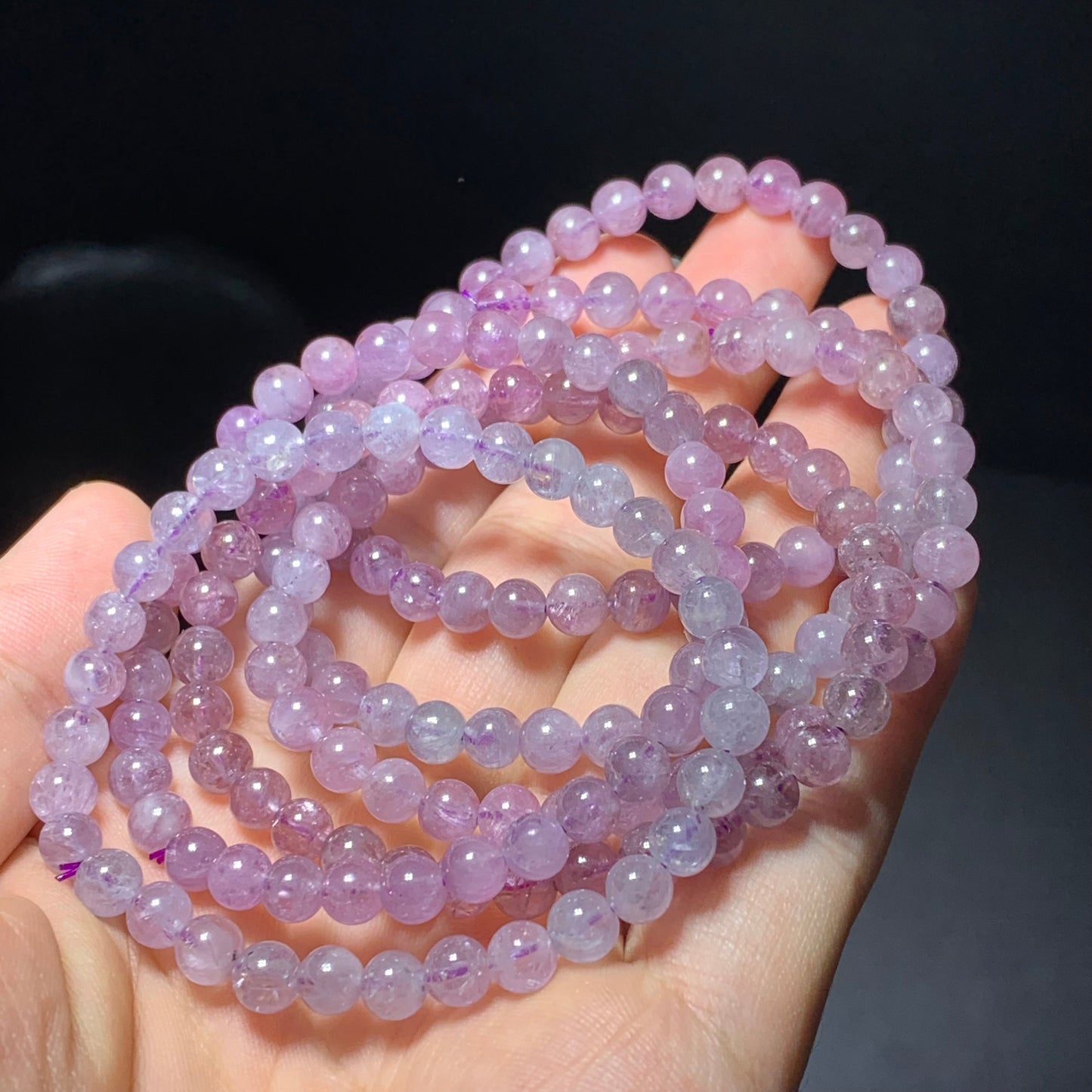 Purple spinel crystal bracelets