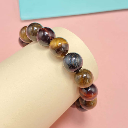 Colorful Tigers Eye for Better Wealth & Career Crystal Bracelet