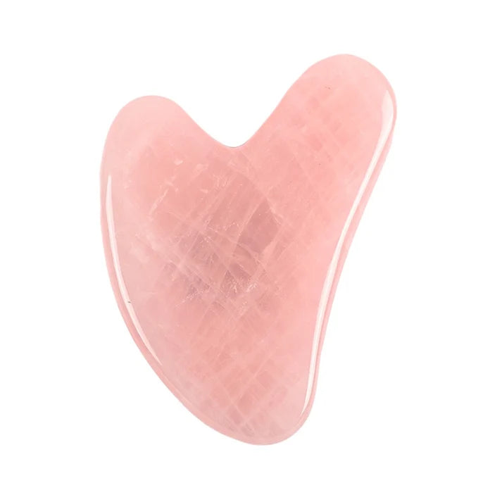 Gua Sha Scraper Rose Quartz