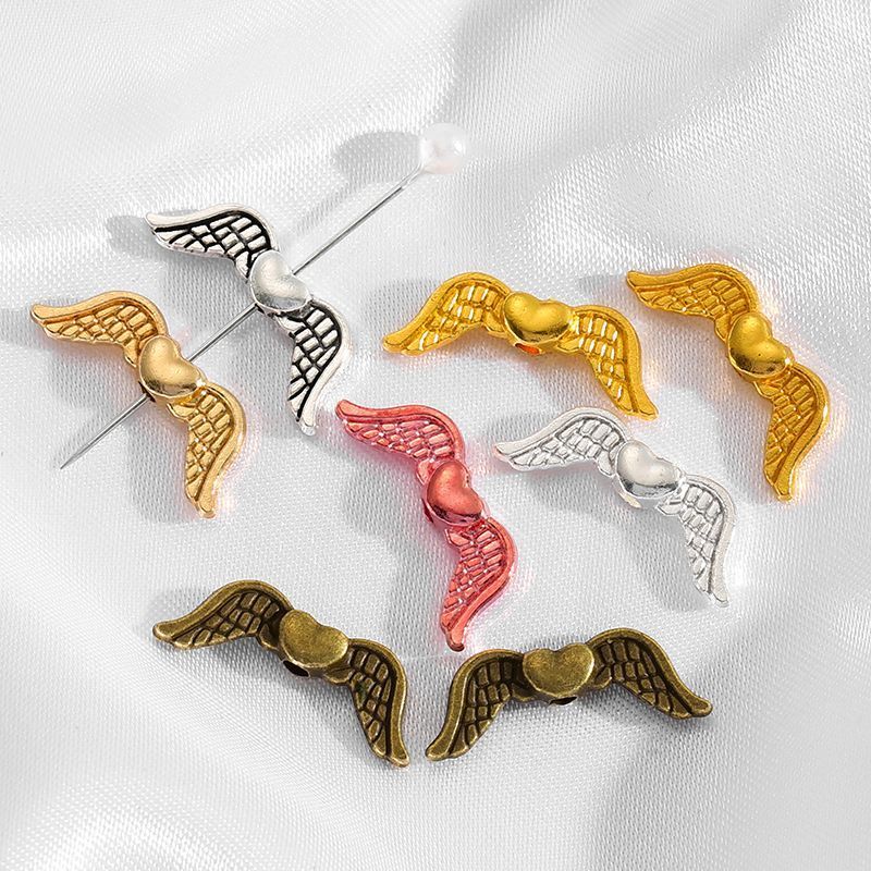 10PCS Multi Color Angel Wing Connector 7x20mm