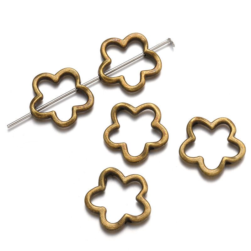 20PCS Flower Jewelry Making Findings Connector 15x15mm