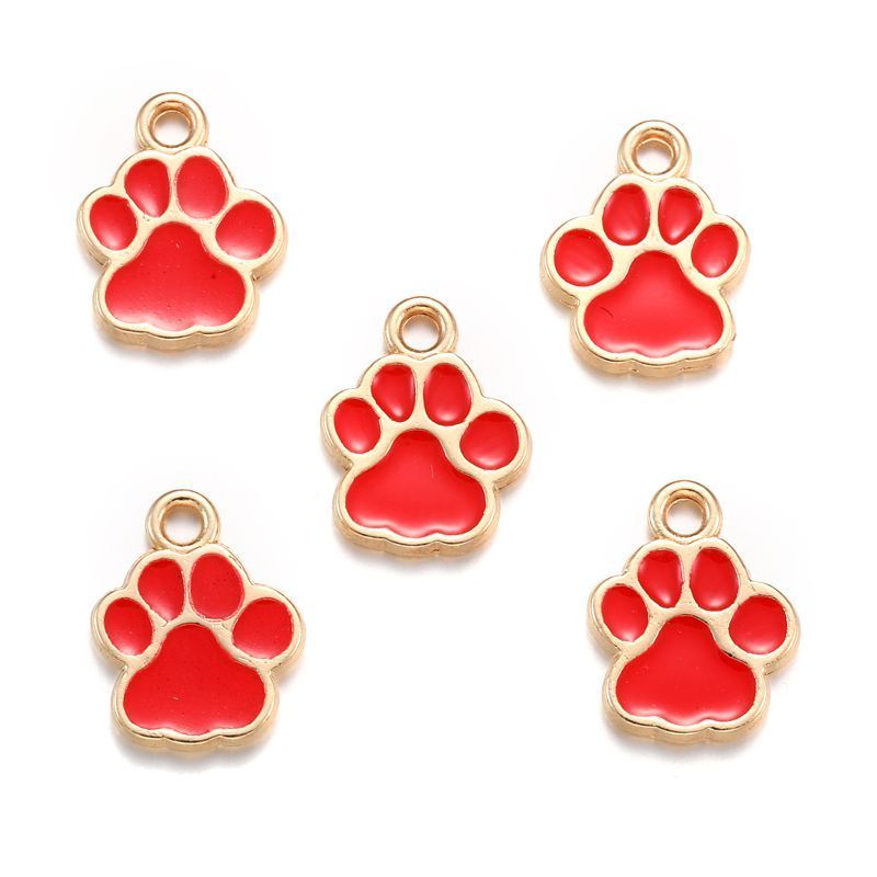 5PCS Poppy Paws Collection Charm For Jewelry Making Findings