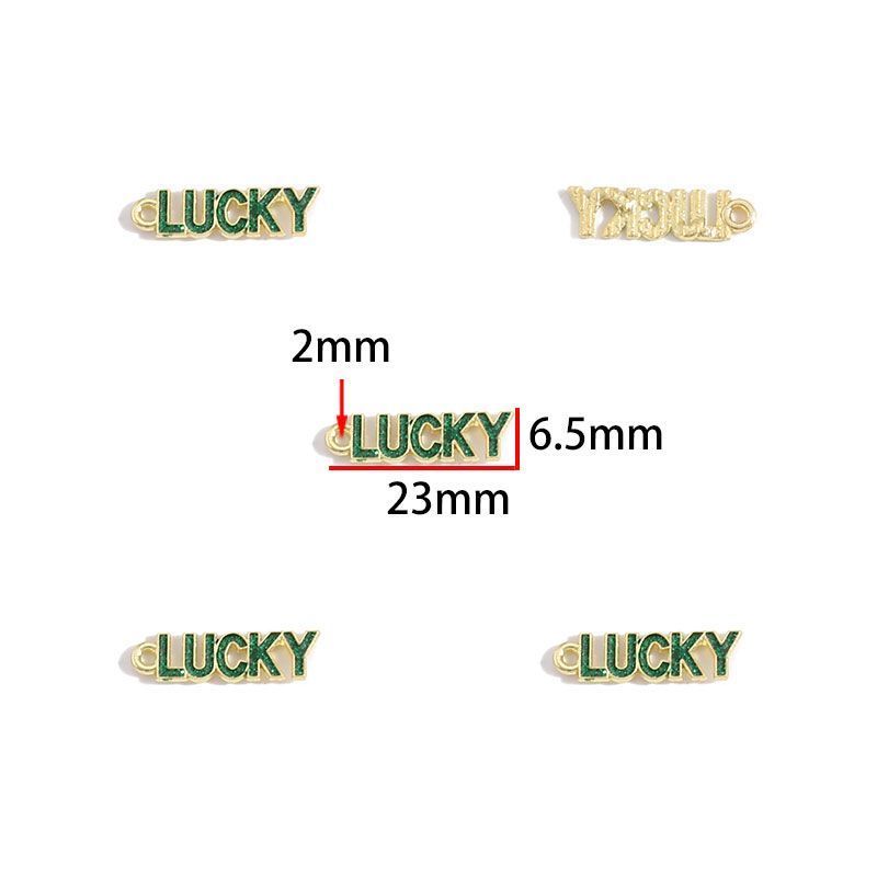 5PCS St Patrick Day Collection Charm For Jewelry Making Findings