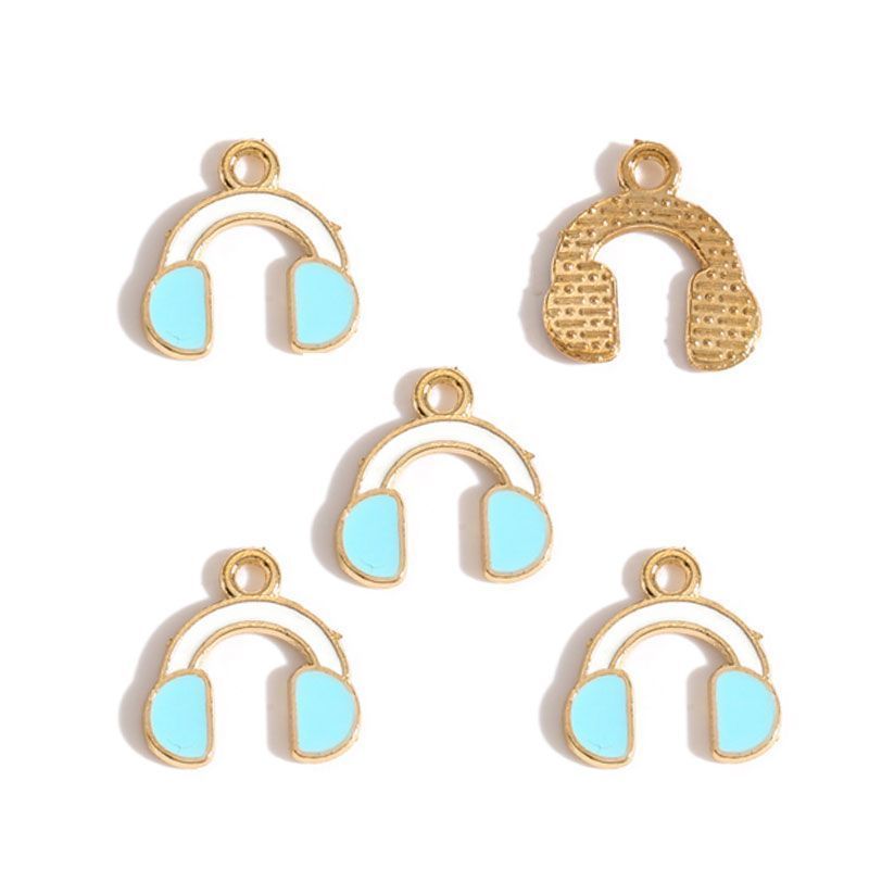 5PCS Music-Theme Collection Charm For Jewelry Making Findings