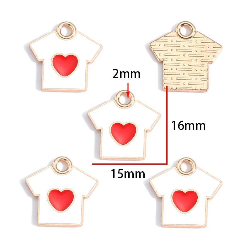 1PCS T-shirt & Pants Charm for Jewelry Making Findings