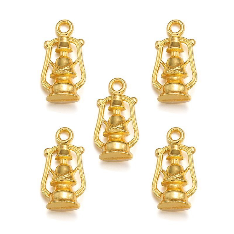 5PCS Lantern Charm for Jewelry Making Findings 10x20mm