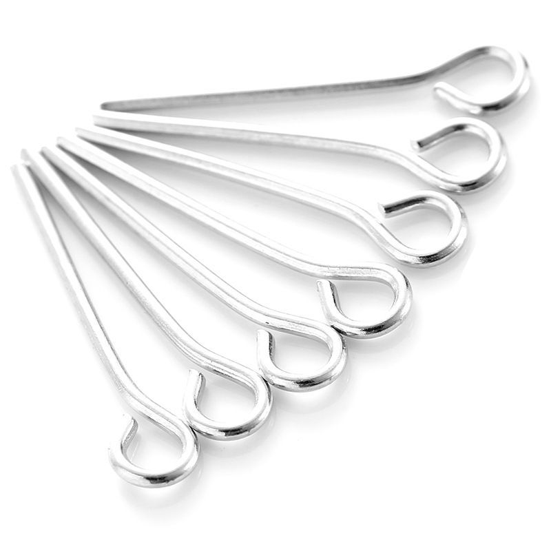 200PCS Open Eye Head Pin for Jewelry Making Findings