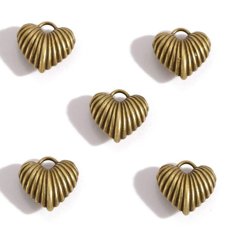 10PCS 3DLove Charm for Jewelry Making Findings 13x13mm