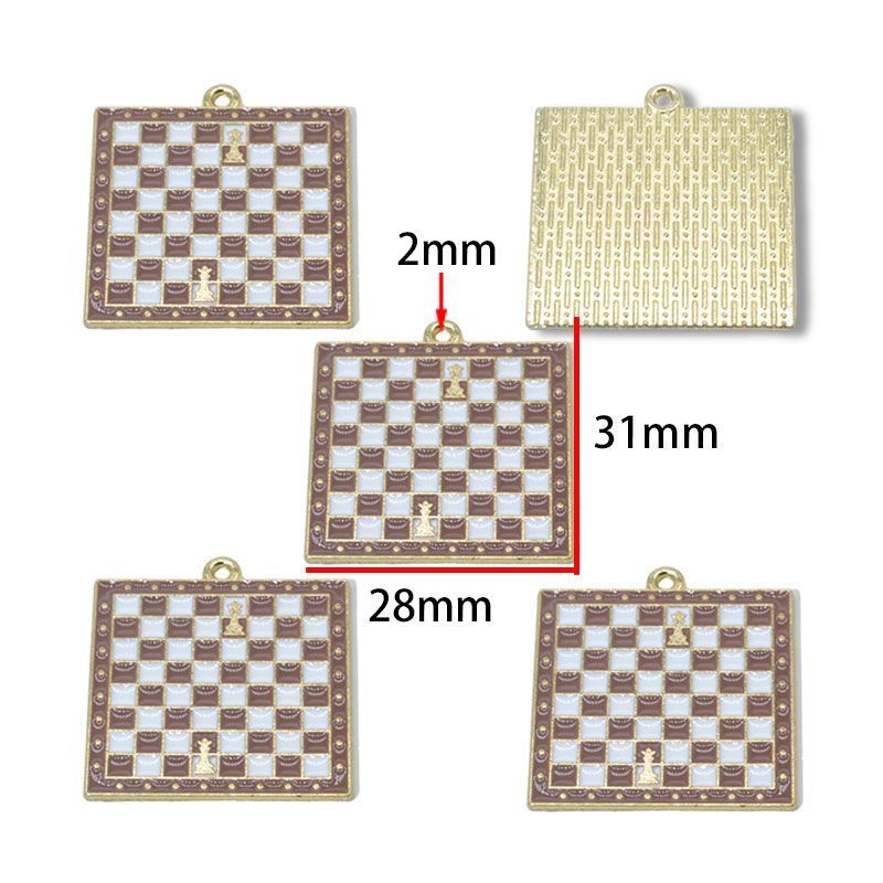 5PCS Chess Collection Charm for Jewelry Making Findings