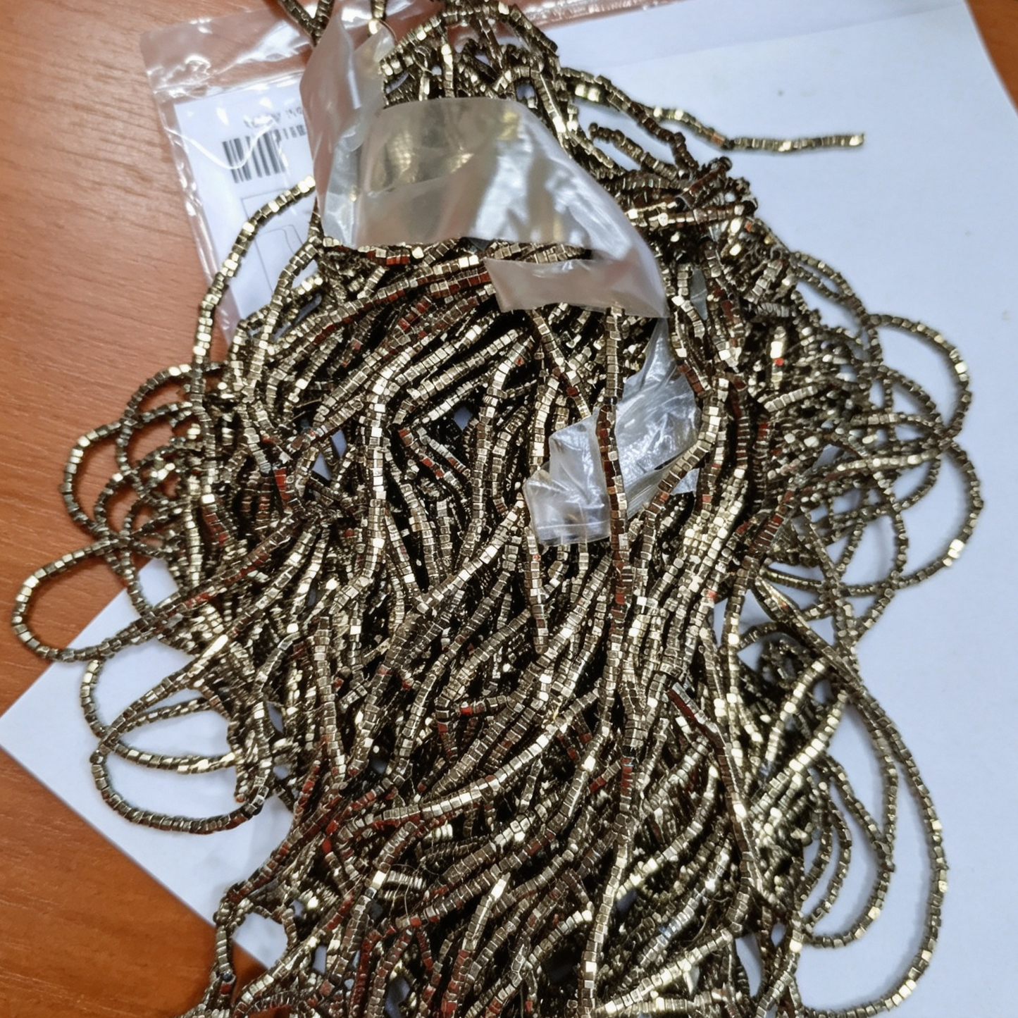 Rondelle Shape Hematite Beads