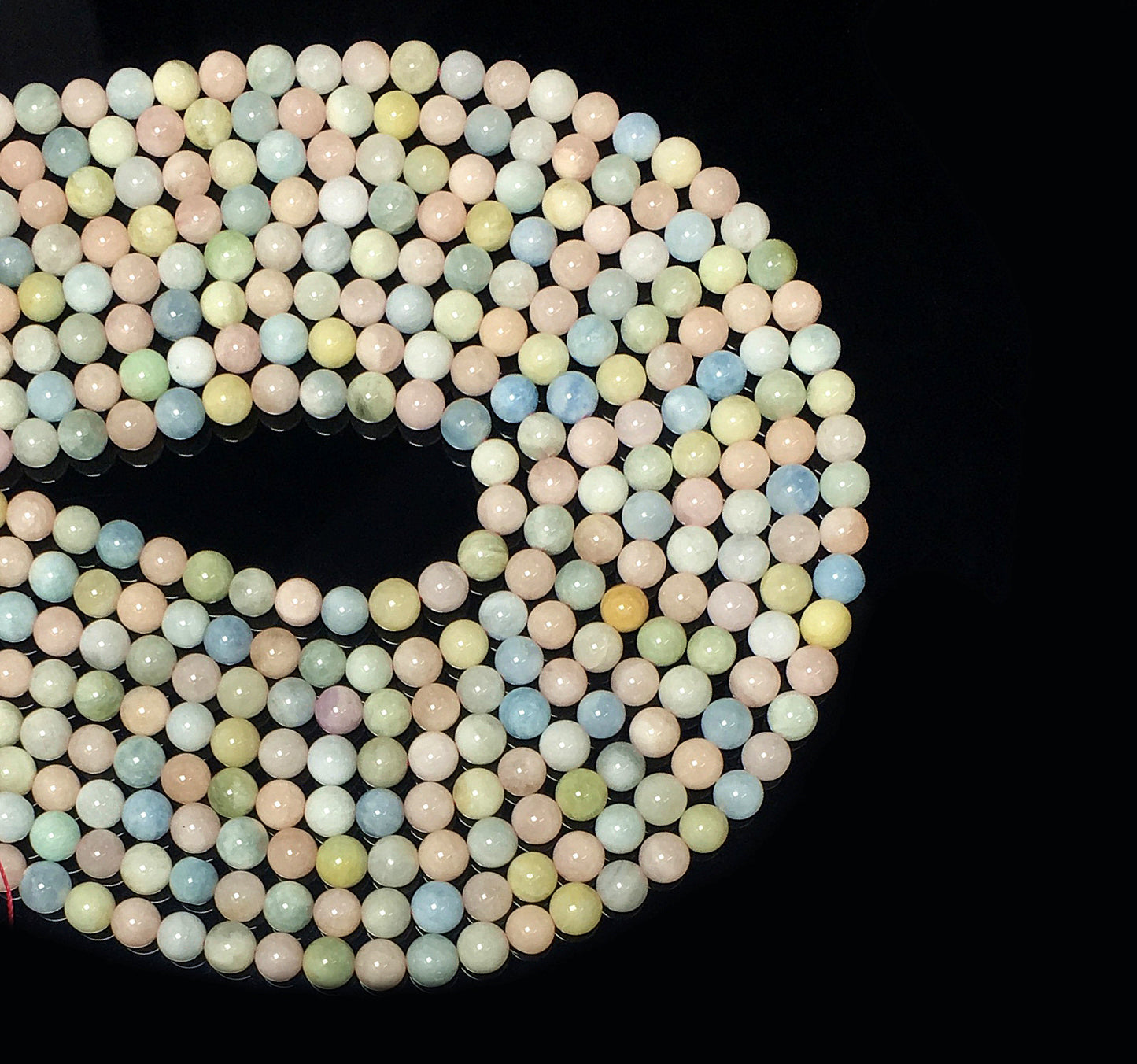 Higher Quality Morganite Round Beads