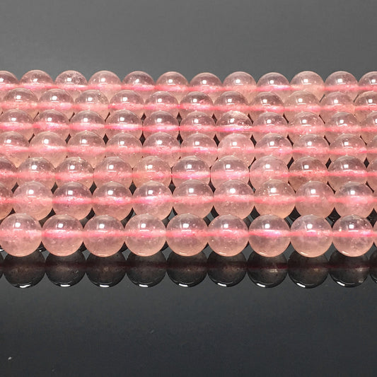 Higher Quality Strawberry Quartz Round Beads