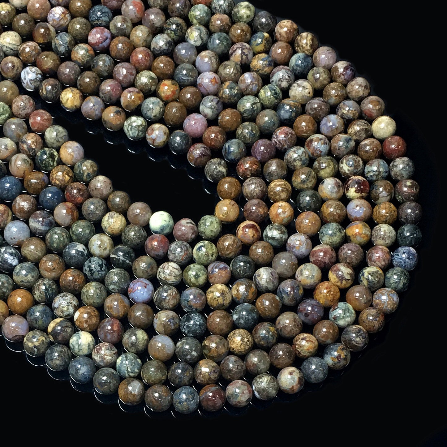 Higher Quality Pietersite Round Beads