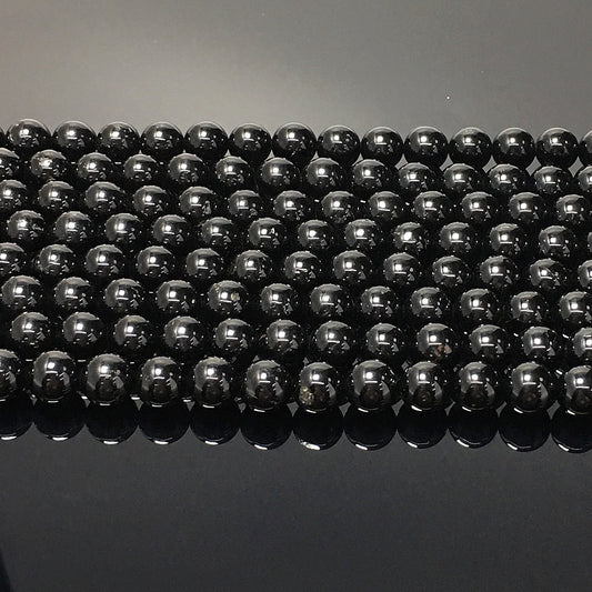 Higher Quality Black Tourmaline Round Beads