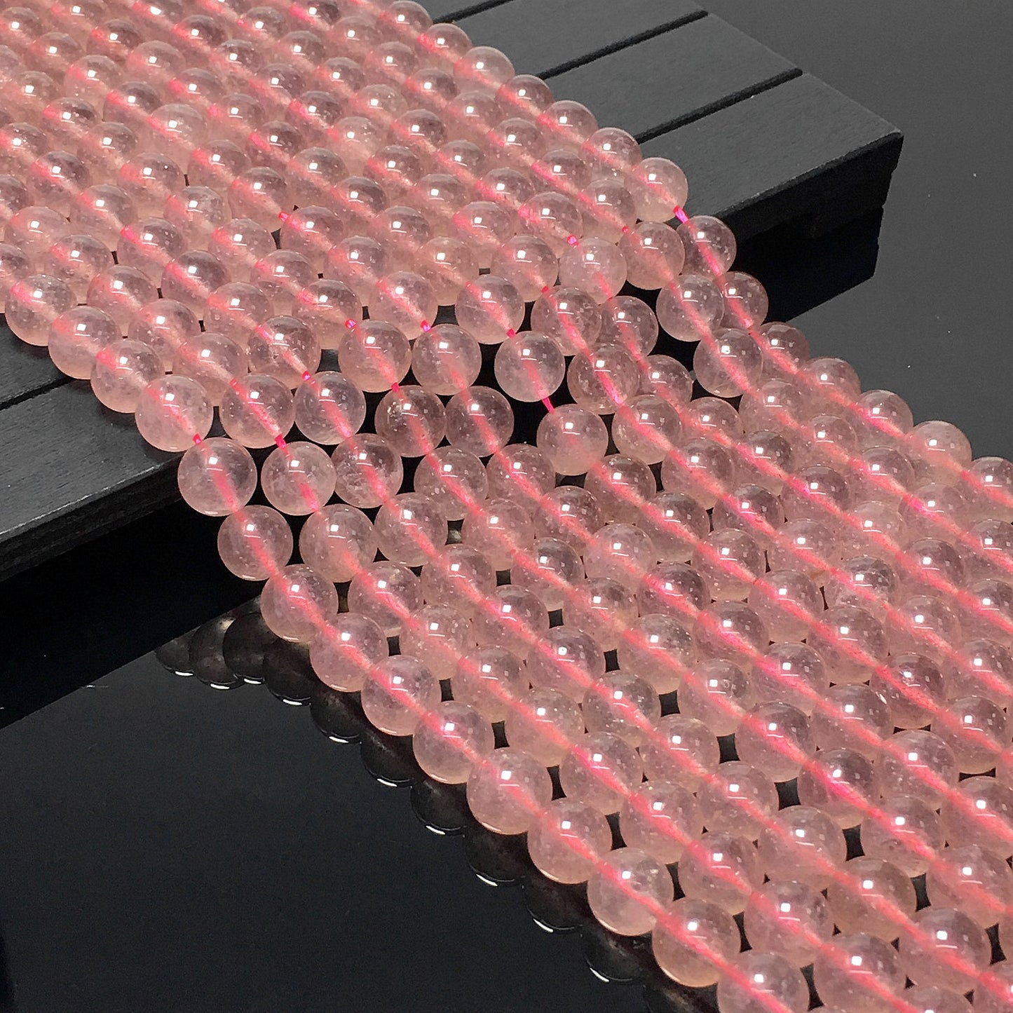 Higher Quality Strawberry Quartz Round Beads