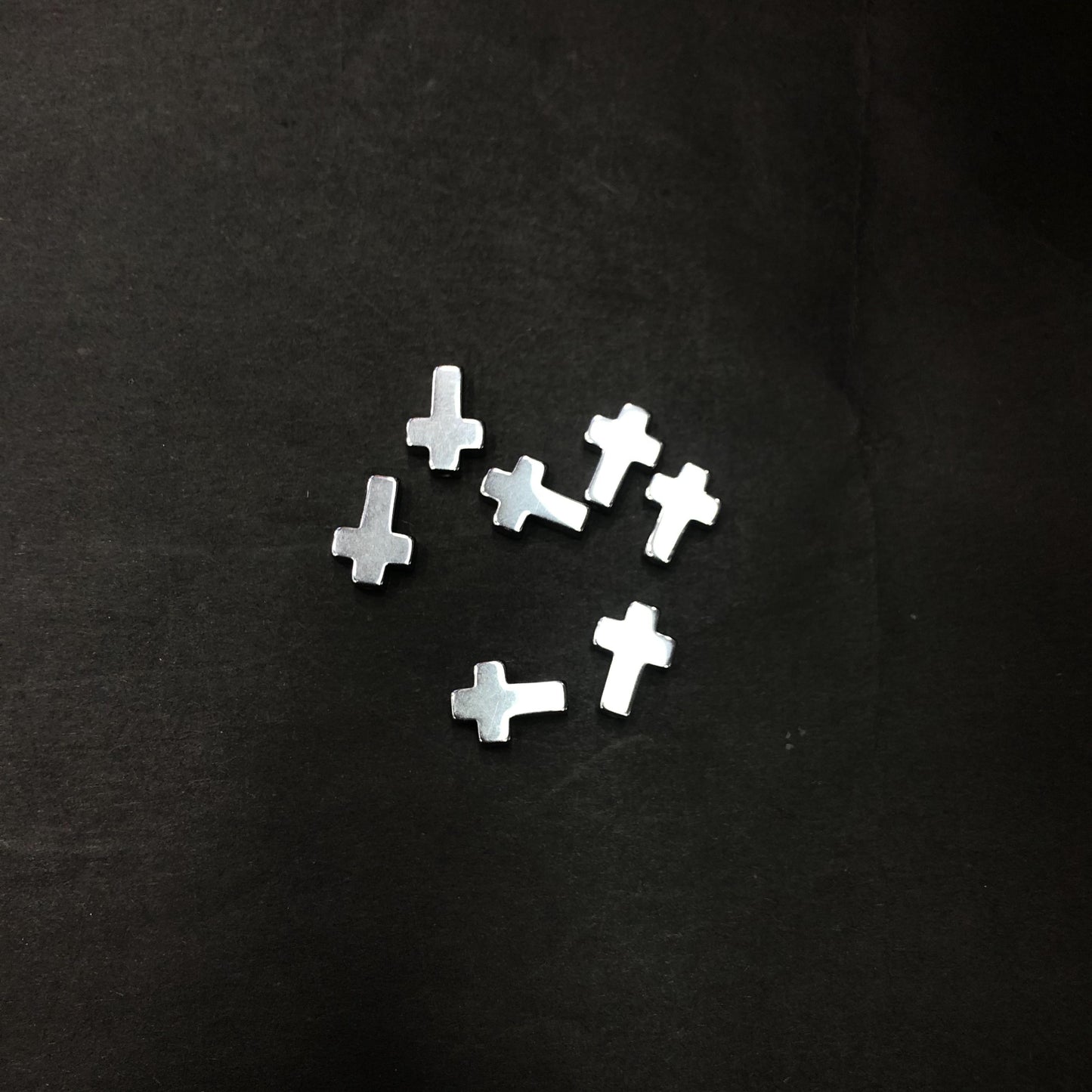 Cross Shape Hematite Beads