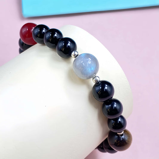 Multi Crystal Bracelet for Strenght and Power