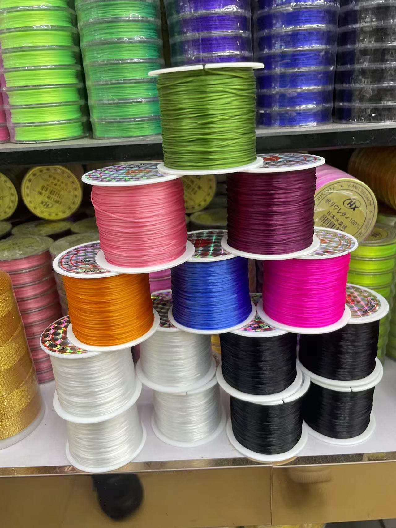 Jewelry bungee cord,flat Jewelry Beading Cord,Elastic Cord,Elastic Thread Cord,Elastic Rope cord 50 meters,Bracelet Elastic Cord