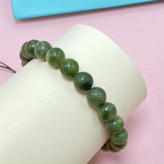 Natural Green Jade to Improve Body and Health Crystal Bracelet