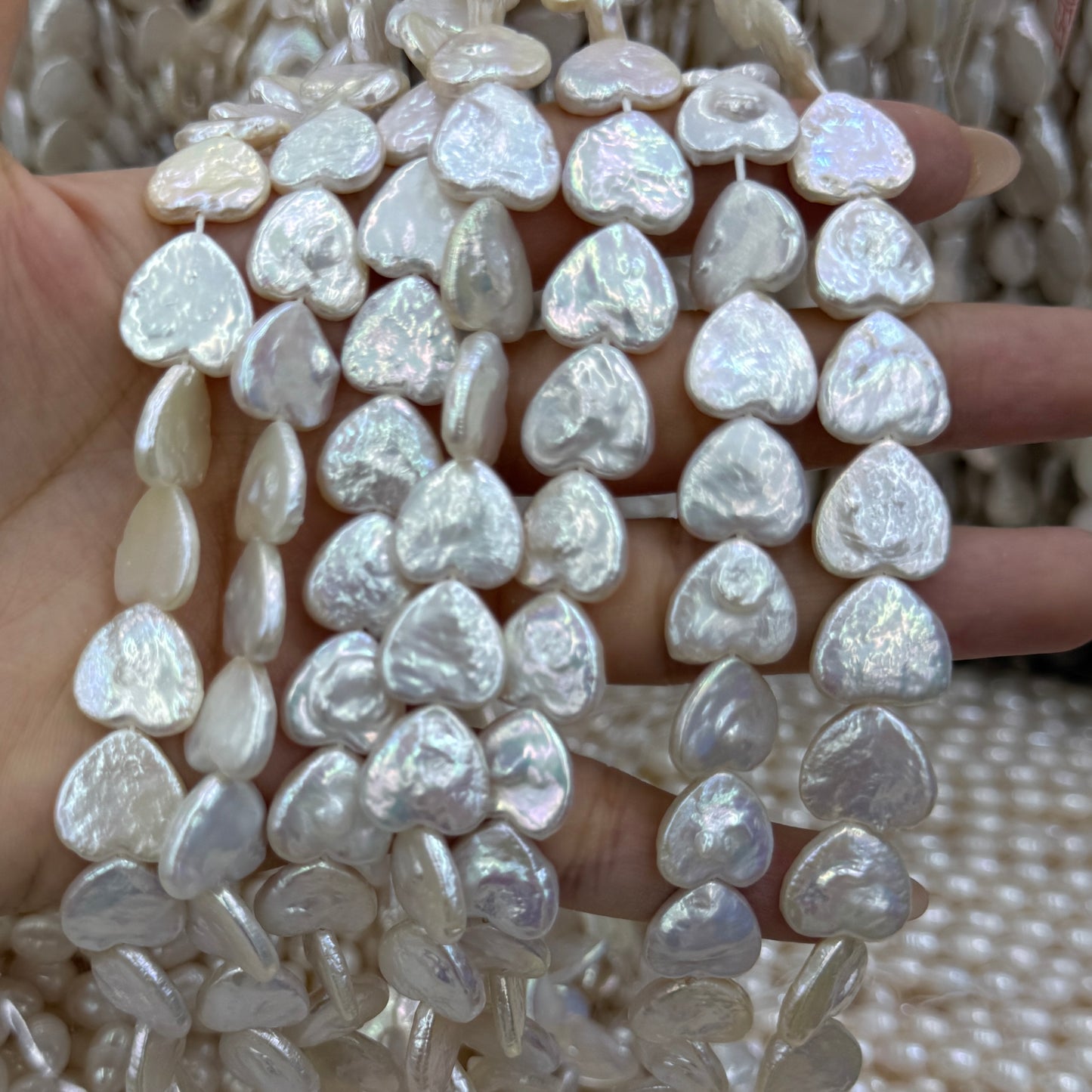 Heart Baroque Pearl Beads (13mm)
