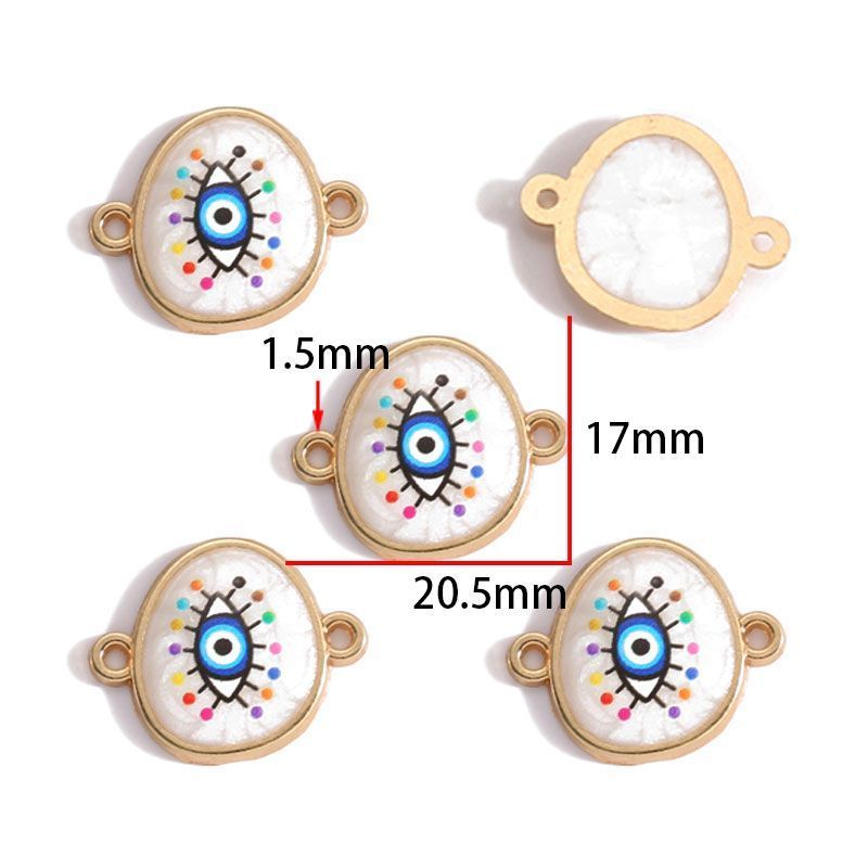 Evil Eyes Spacer Jewelry Making Findings for All Use