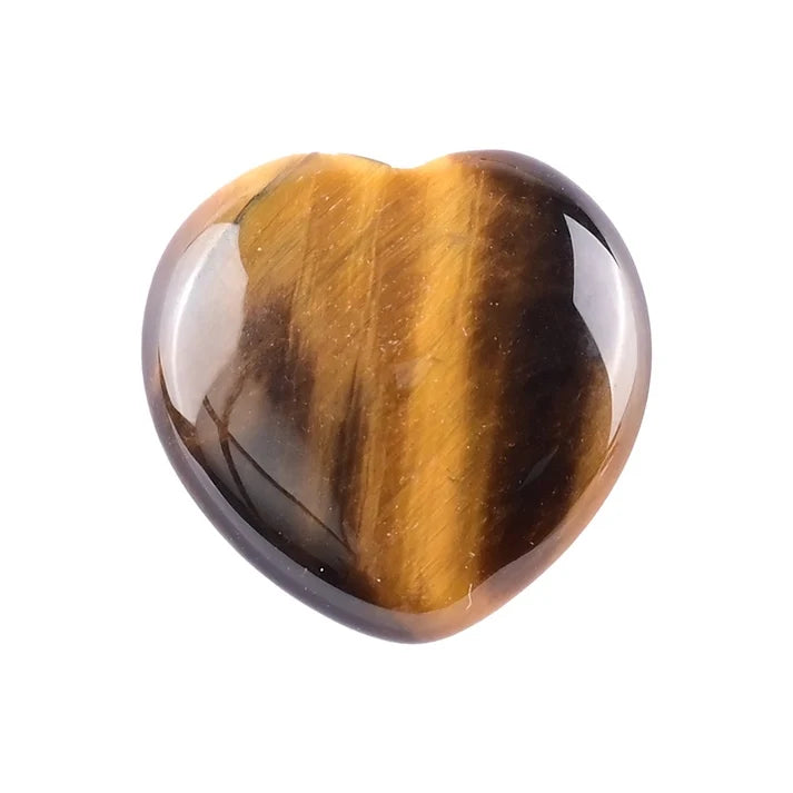 Heart Ornament Tigers Eye