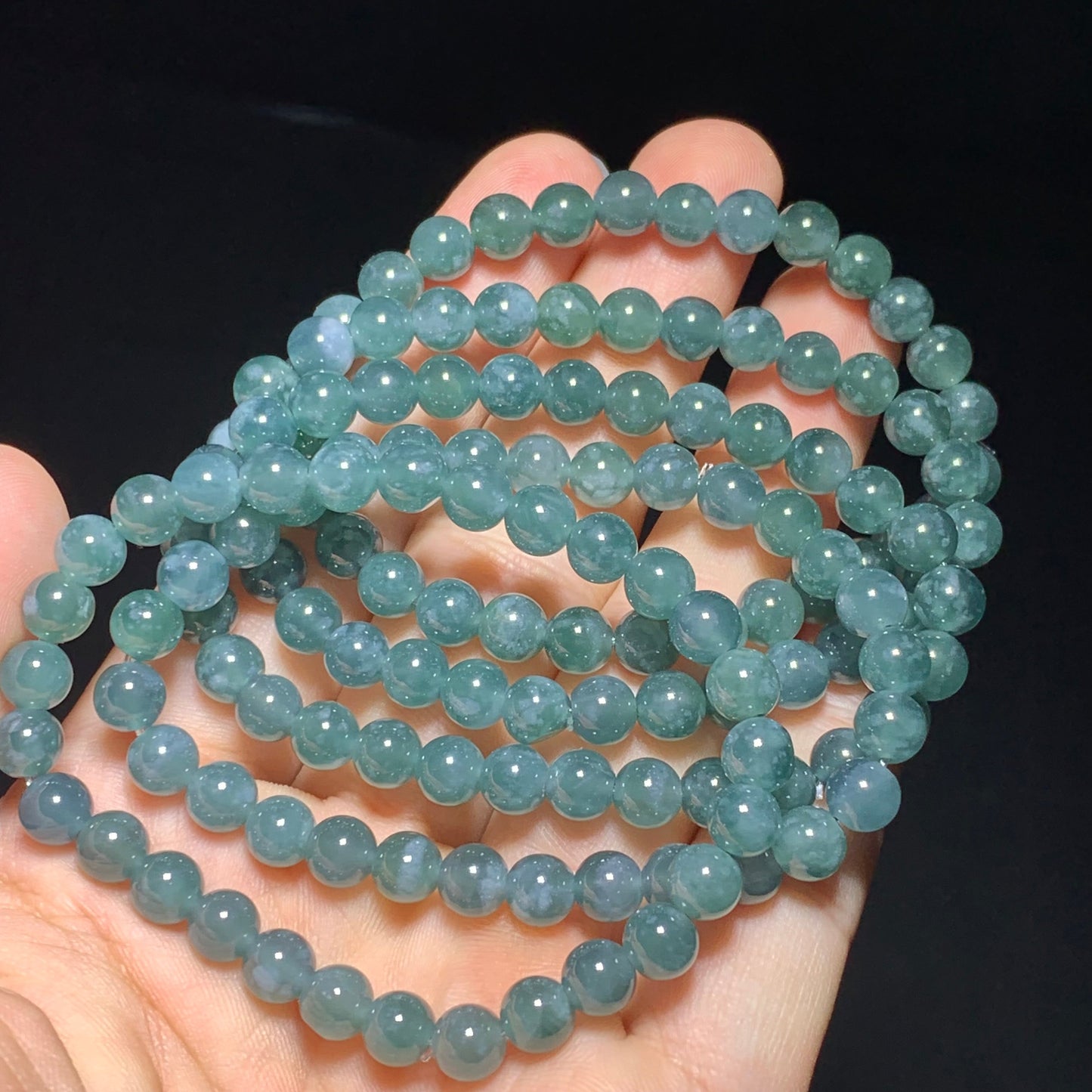 Wholesale blue water jade bracelet