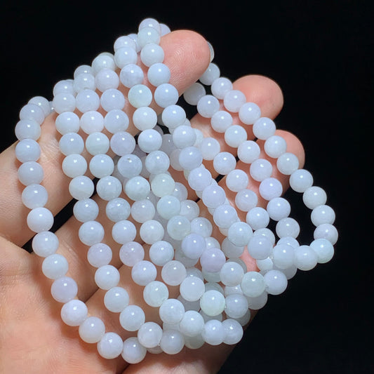 Green white jade bracelet