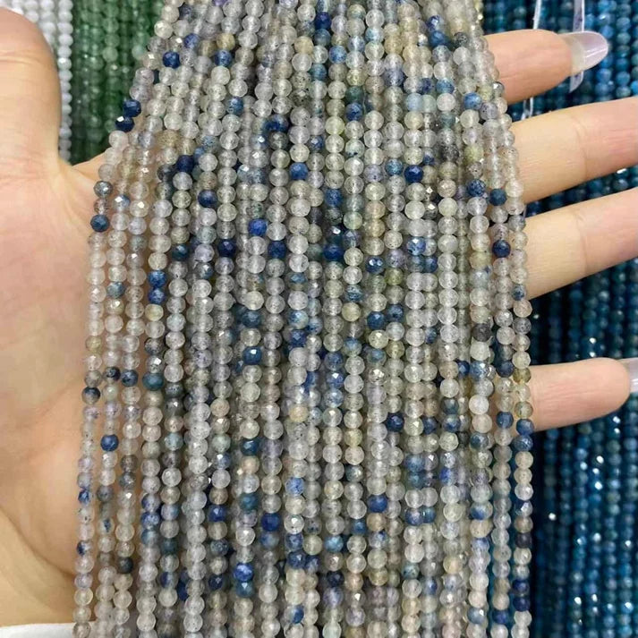 K2 Tiny Faceted Round Beads 2mm 3mm 4mm