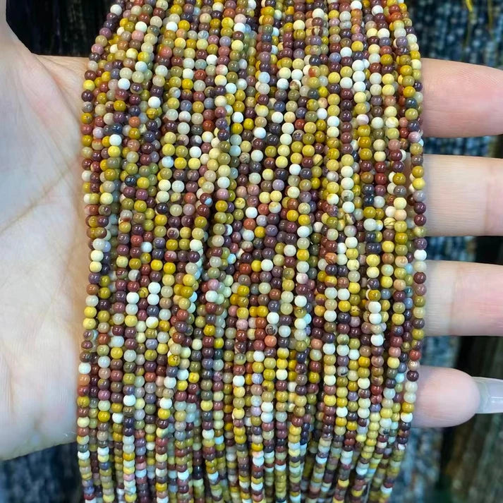 Mookiate Tiny Smooth Round Beads 2mm 3mm 4mm