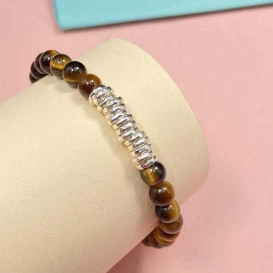 Natural Tiger's Eye for Better Wealth & Career Crystal Bracelet