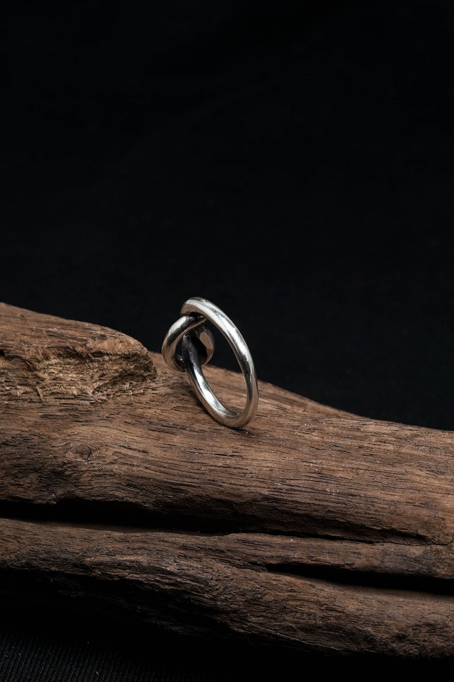 Knot Ring Retro 925 Sterling Silver