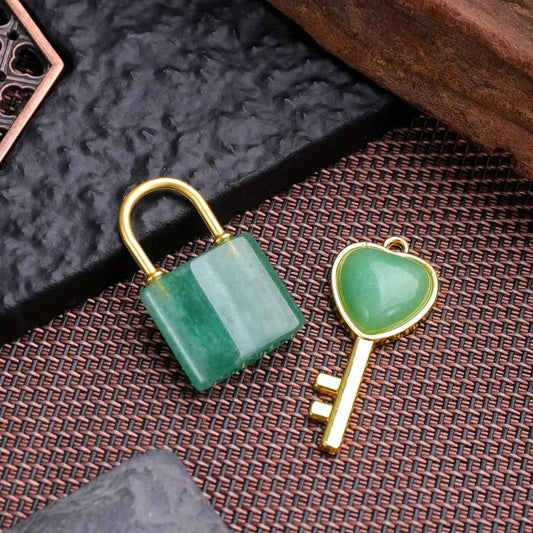 Healing Crystal Lover Keychains Set