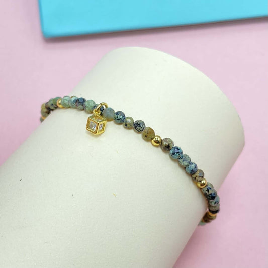 African Turqouise to Improve Body and Health Crystal Bracelet