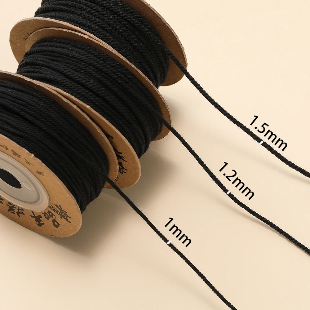 1 Roll Braided Cotton Cord Rope
