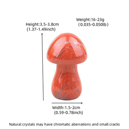 Crystal Mini Mushroom Decor