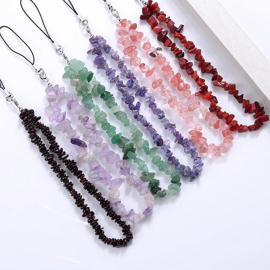 Creative Gravel Stone Phone Chain