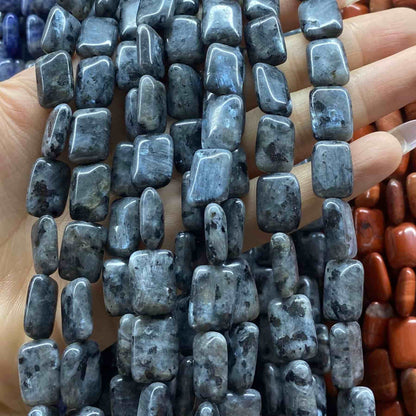 Smooth Rectangle Beads 10x14mm Quartz/Jasper/Agate/Crystal