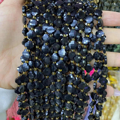 Leaf Clover Beads 8mm Quartz/Jasper/Agate/Crystal