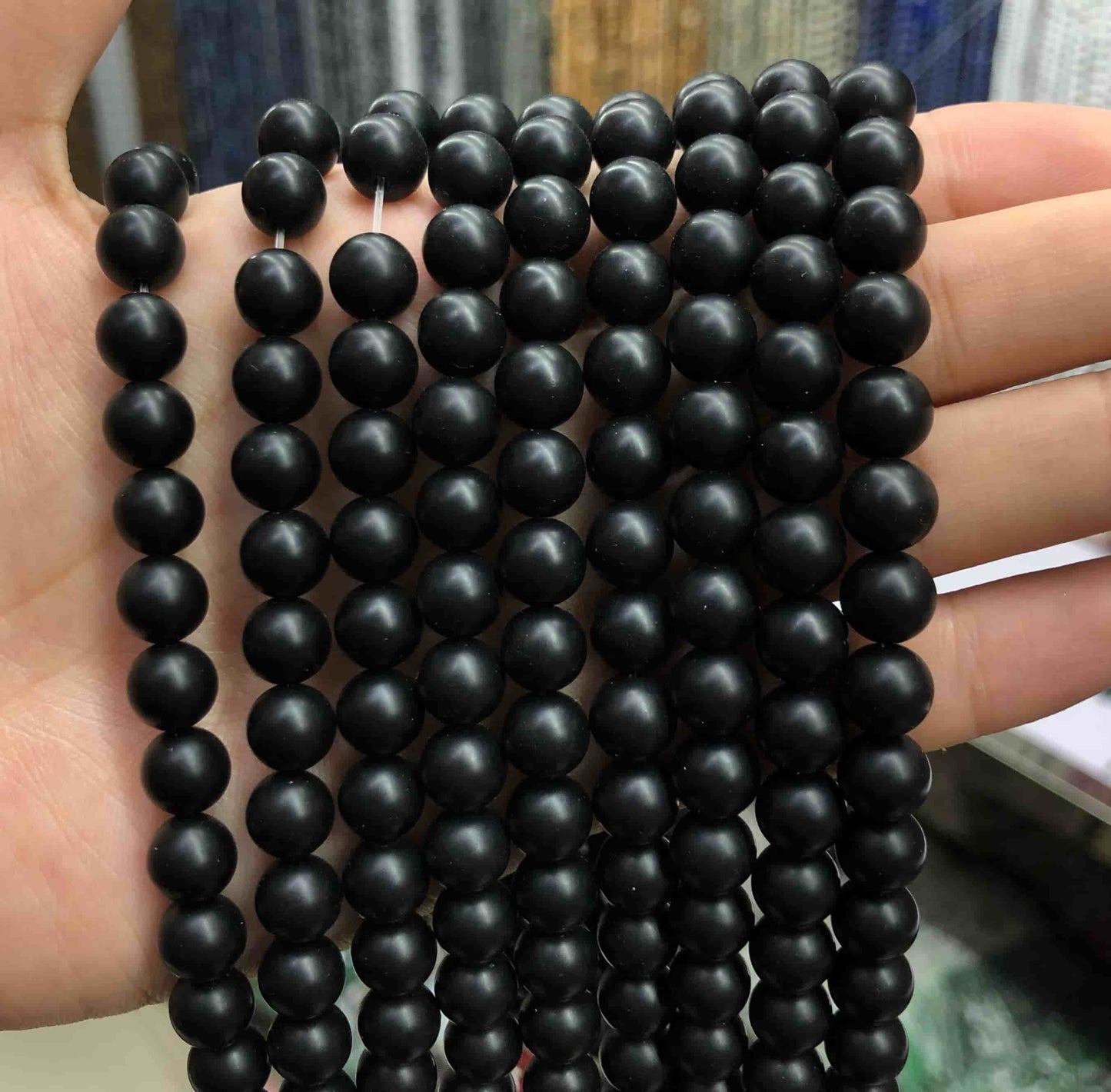 #1 Round Aagte Beads 6mm/8mm/10mm/12mm