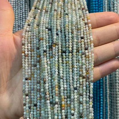 2mm 3mm 4mm Round Amazonite Beads
