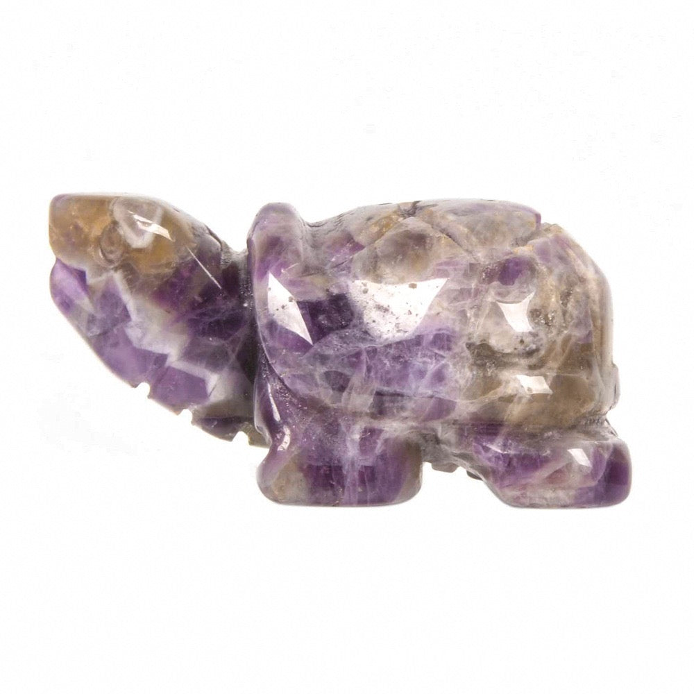 Turtle Statue Hand Carved Animal Figurine