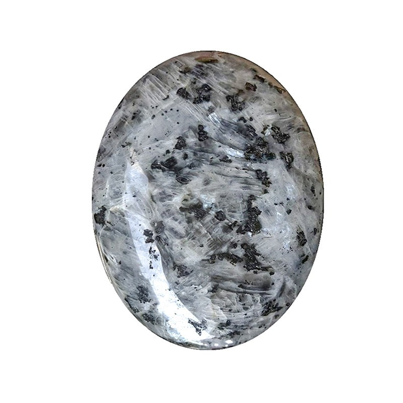 Oval Palm Stone, Polished Oval Gemstone Pocket Palm Stone Gift