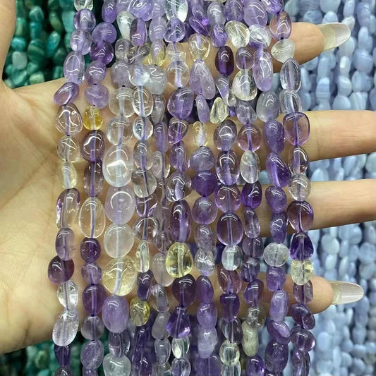 Nugget Shape Amethyst Beads