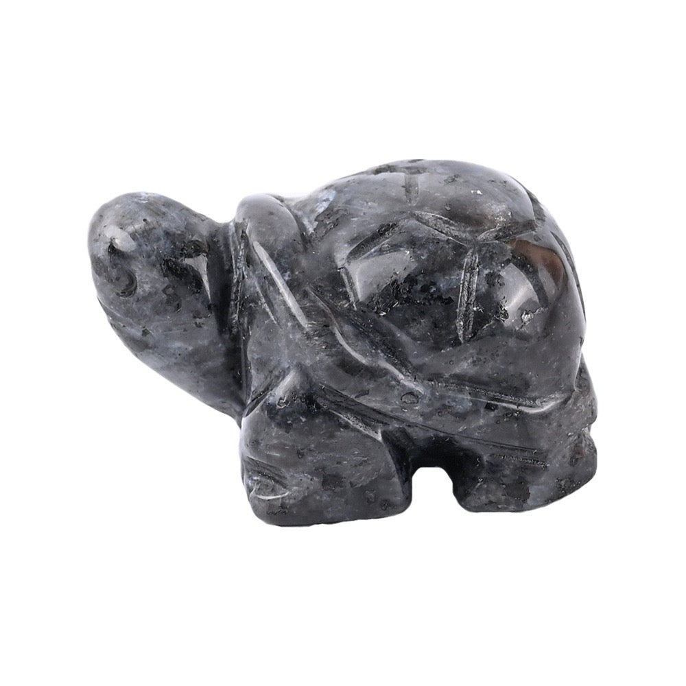 Turtle Statue Hand Carved Animal Figurine