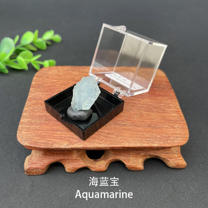Micro Mineral Box Raw Crystal GemstoneCollection Box