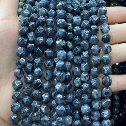 Diamond Faceted Beads 6mm/8mm/10mm Quartz/Jasper/Agate/Crystal