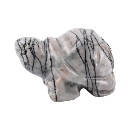 Turtle Statue Hand Carved Animal Figurine