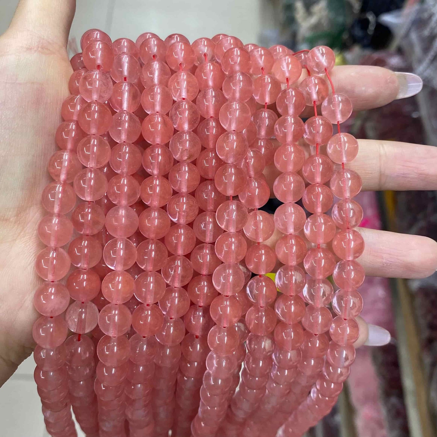 Wholesale Gemstone Beads 4mm 6mm 8mm 10mm 12mm-Loose Bead -Free Shipping （I）